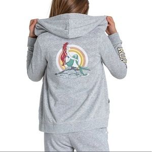 Disney and roxy little mermaid sweatshirt